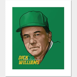 Dick Williams Oakland Profile Posters and Art